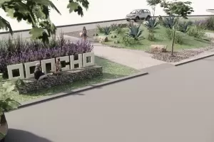 Ambiente trabaja en la puesta en valor del cantero central del Predio Ferial