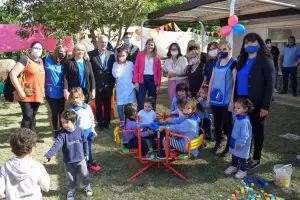 Corpacci visit la Unidad Institucional N1 Ribera del Valle