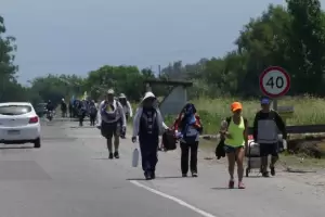 Peregrinos se extraviaron en La Merced, pero fueron localizados