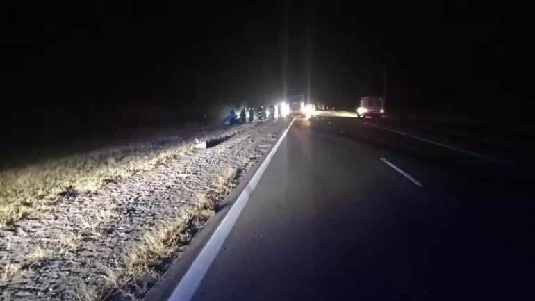 Un vehculo se prendi fuego en la Ruta Nacional N 38