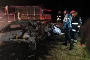 Realizan la inspeccin en el lugar del siniestro fatal de la Ruta n 38