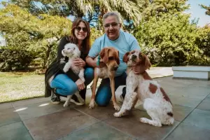 Jalil lleg de Israel y en el Da del animal salud a sus mascotas