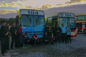 Trabajadores homenajearon a la Virgen del Valle en La Gruta