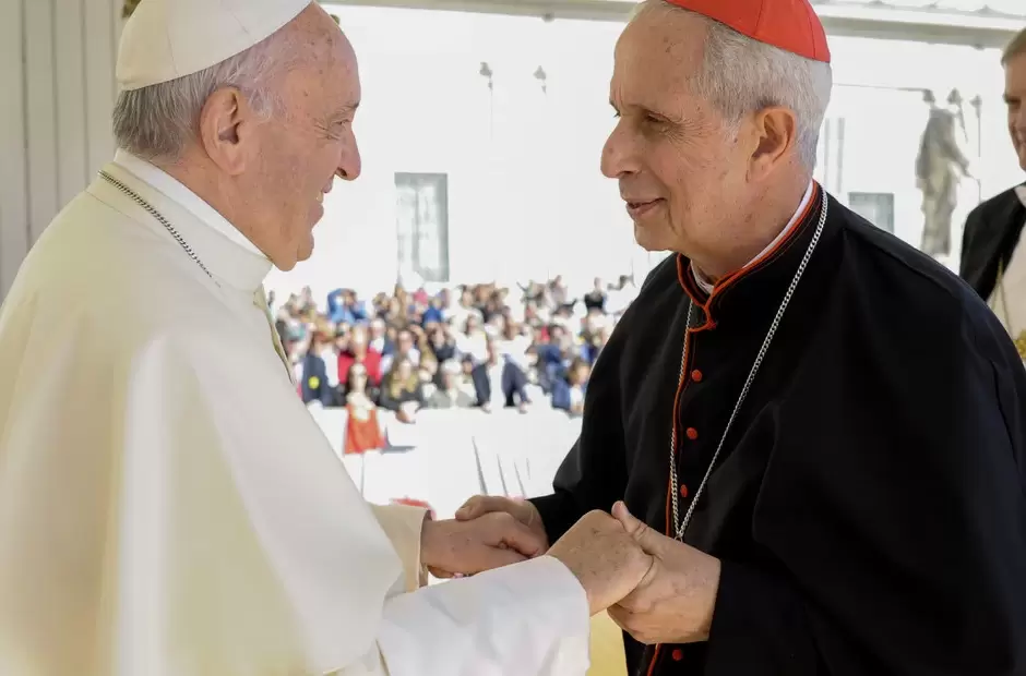 Francisco y el Cardenal Poli