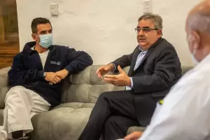 Jalil recibi al presidente del Colegio de Bioqumicos