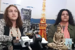 "Estuvimos sin dormir anoche con mi hija"