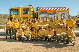 Se realiz un acto por el "Da internacional de los combatientes de Incendios forestales"