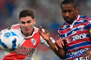 River Plate empat� 1 a 1 ante Fortaleza en Brasil