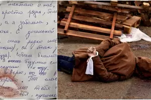 Una carta de amor, una de las pruebas de la masacre de civiles cometida en Bucha