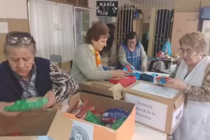 Mara Solidaria asiste a los peregrinos y a los ms necesitados