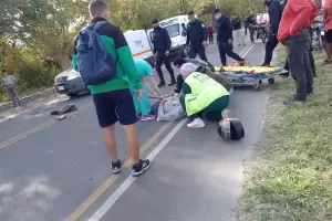 Grave accidente de tr�nsito