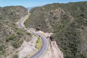 Acueducto Norte: interrumpen el trnsito en la Quebrada de Moreira