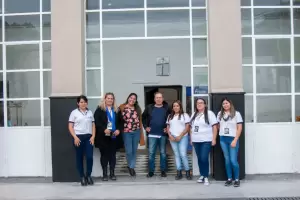 Mario Markic y la produccin de En el Camino visitaron Fray Mamerto y Pacln