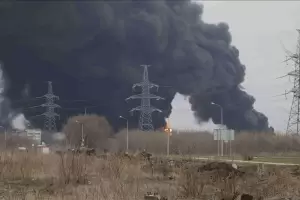 Fuerzas rusas atacaron la segunda mayor refiner�a de Ucrania