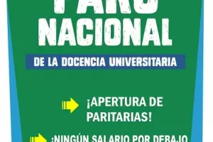 Paro universitario: anunciaron medidas para el viernes 13
