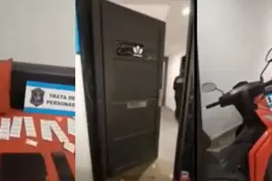 Llamaron a la polica porque escucharon un pedido de auxilio y descubrieron que la casa de al lado era un prostbulo