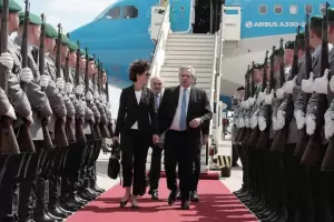 Tras la respuesta a Cristina Kirchner, Alberto Fernndez dej Espaa para continuar su gira en Alemania