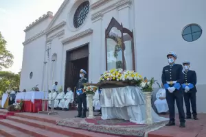 Jbilo en la celebracin en Piedra Blanca de la primera fiesta litrgica del Beato Esqui