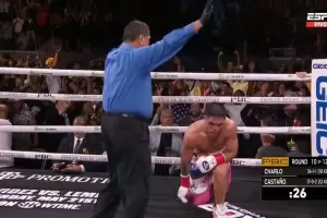 Brian Castao perdi su ttulo mundial por nocaut ante Jermell Charlo