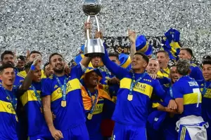 River felicit a Boca tras la consagracin de Boca en la Copa de la Liga Profesional
