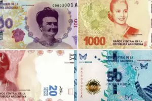 Fernndez presenta los nuevos billetes con prceres y heronas