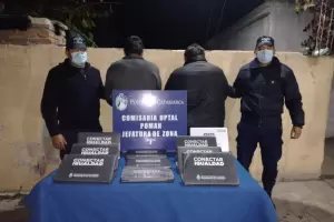 Efectivos policiales recuperan netbooks robadas y arrestan dos personas en Pomn