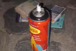 Realiz pintadas en la casa de Jos Blas y fue detenido