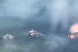 Ucrania mostr una fuerte rfaga de misiles lanzada por Rusia en Donetsk