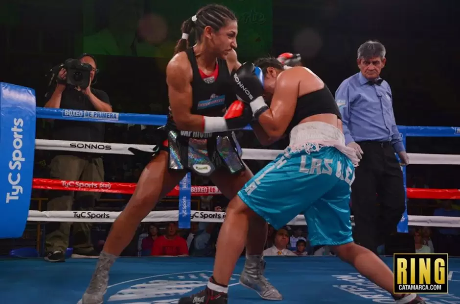 La boxeadora catamarque�a, Nazarena "Capricho" Romero