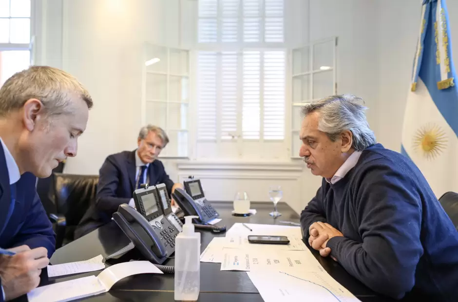 El presidente agradeci� el apoyo a la propuesta argentina ante el FMI y el Club