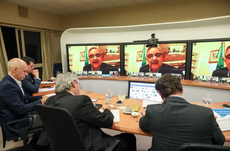 El presidente mantendr� una teleconferencia con los gobernadores.