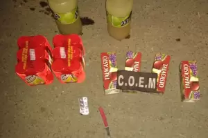 Pom�n: Detienen a dos hombres por violar el uso del barbijo obligatorio