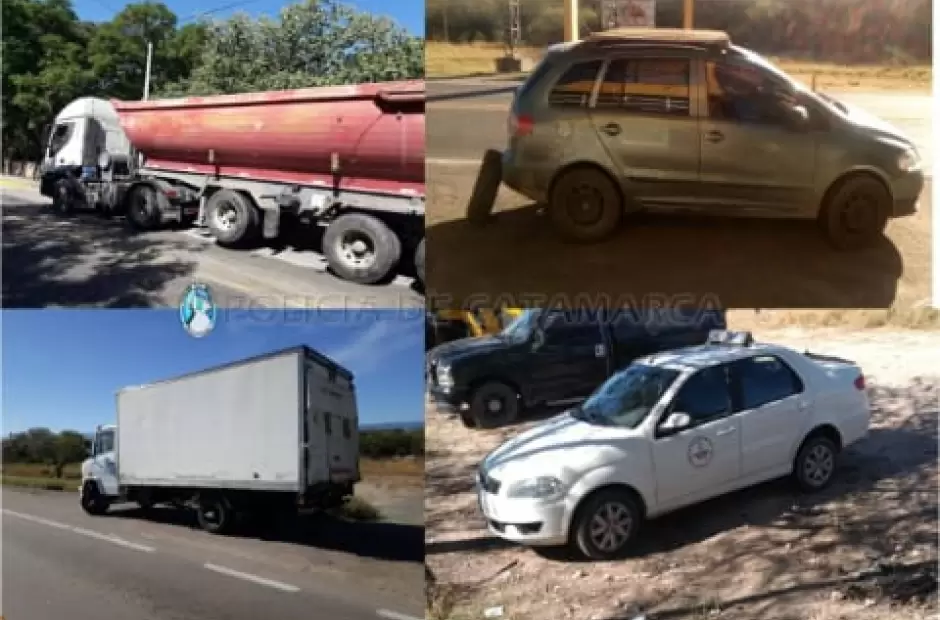 Los secuestros fueron en los distintos puestos camineros.