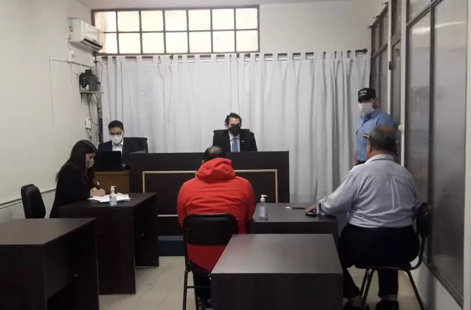 La audiencia fue presidida por el juez Gershani Quesada.