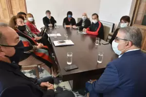 Jalil se reuni con los representantes sindicales de los organismos de ARCA