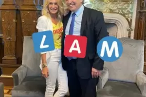 Yanina Latorre mostr el chat que mantuvo con Alberto Fernndez por el permiso para circular: Si te paran, decs que vens de parte ma