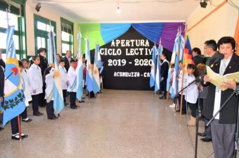 Acto de apertura del periodo anterior, correspondiente al 2019/2020