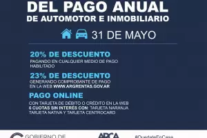 Vencimiento del pago anual del automotor