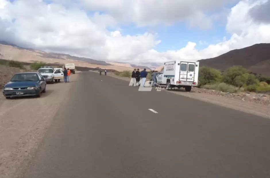 Las fuerzas policiales trabajan en la zona de Loro Huasi.