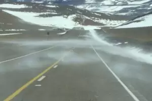 Rige una alerta por vientos fuertes en la cordillera catamarquea