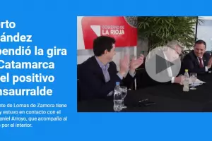 As� reflejaron los medios nacionales la suspensi�n del viaje del Presidente a Catamarca