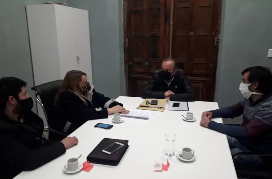 UPCN se reuni� con el ministro de Gobierno, Jorge Moreno.