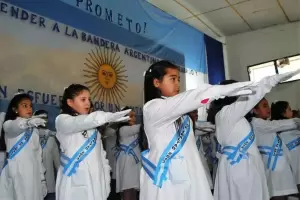 Promesa a la bandera en cuarentena: cmo ser el tradicional acto de nios de cuarto grado