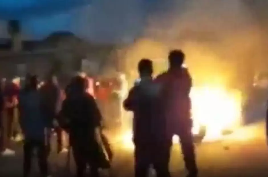 Imagen de captura de los videos del linchamiento.