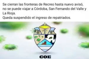 Recreo y Santa Rosa, nuevamente bloquean sus ingresos y egresos