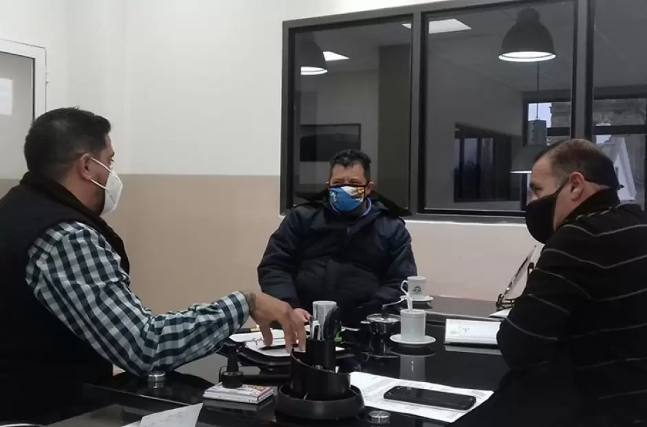 Autoridades del COE de Los Varela