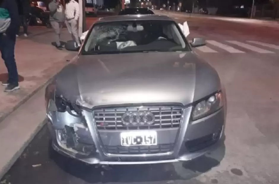 El rodado siniestrado el fin de semana.