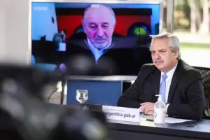 Alberto Fernndez pidi la unidad sindical en medio de la creciente tensin entre las dos CTA y la CGT