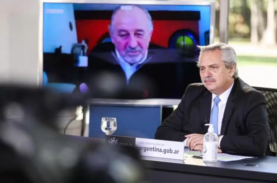 El Presidente y Hugo Yasky