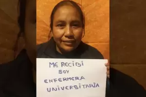 Una mujer qom de 43 a�os se recibi� por Zoom en plena cuarentena: "Soy enfermera universitaria"